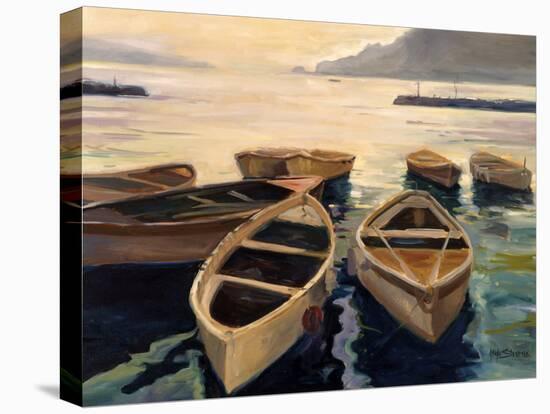 Sunset Marina-Allayn Stevens-Stretched Canvas