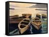 Sunset Marina-Allayn Stevens-Framed Stretched Canvas