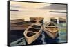 Sunset Marina-Stevens Allayn-Framed Stretched Canvas