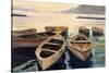 Sunset Marina-Stevens Allayn-Stretched Canvas