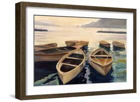 Sunset Marina-Stevens Allayn-Framed Art Print