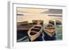Sunset Marina-Stevens Allayn-Framed Art Print