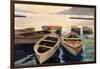 Sunset Marina-Stevens Allayn-Framed Art Print