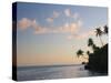 Sunset, Maupiti Lagoon, Maupiti, French Polynesia, South Pacific Ocean, Pacific-Jochen Schlenker-Stretched Canvas