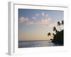 Sunset, Maupiti Lagoon, Maupiti, French Polynesia, South Pacific Ocean, Pacific-Jochen Schlenker-Framed Photographic Print
