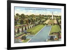 Sunset Memorial Park, St. Paul, Minnesota-null-Framed Premium Giclee Print