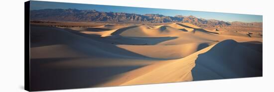 Sunset Mesquite Flat Dunes Death Valley National Park Ca USA-null-Stretched Canvas