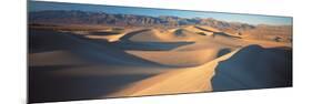 Sunset Mesquite Flat Dunes Death Valley National Park Ca USA-null-Mounted Premium Photographic Print