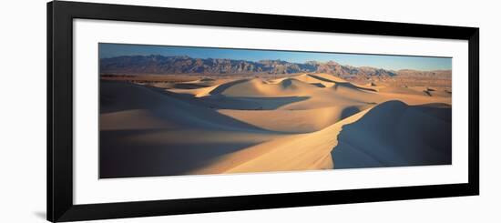 Sunset Mesquite Flat Dunes Death Valley National Park Ca USA-null-Framed Photographic Print