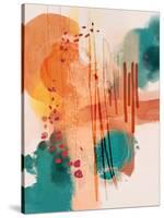 Sunset Moon 01-Ishita Banerjee-Stretched Canvas