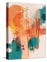 Sunset Moon 01-Ishita Banerjee-Stretched Canvas