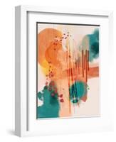 Sunset Moon 01-Ishita Banerjee-Framed Art Print