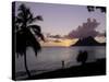 Sunset, Morne Larcher, Baie De La Chery (Chery Bay), Martinique-Guy Thouvenin-Stretched Canvas