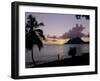 Sunset, Morne Larcher, Baie De La Chery (Chery Bay), Martinique-Guy Thouvenin-Framed Photographic Print