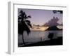 Sunset, Morne Larcher, Baie De La Chery (Chery Bay), Martinique-Guy Thouvenin-Framed Photographic Print