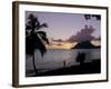 Sunset, Morne Larcher, Baie De La Chery (Chery Bay), Martinique-Guy Thouvenin-Framed Photographic Print