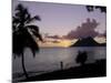 Sunset, Morne Larcher, Baie De La Chery (Chery Bay), Martinique-Guy Thouvenin-Mounted Photographic Print