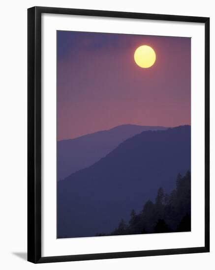 Sunset, Morton Overlook, Great Smoky Mountains National Park, Tennessee, USA-Adam Jones-Framed Photographic Print