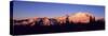 Sunset Mount Rainier Seattle Wa-null-Stretched Canvas