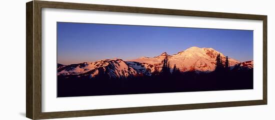 Sunset Mount Rainier Seattle Wa-null-Framed Photographic Print