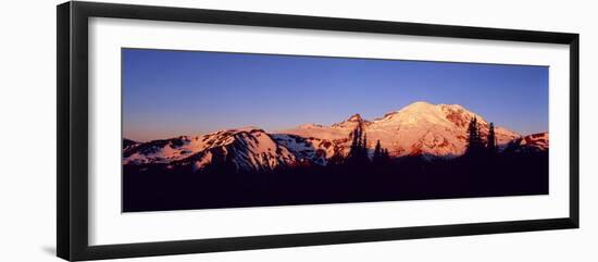 Sunset Mount Rainier Seattle Wa-null-Framed Photographic Print