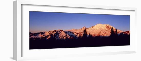 Sunset Mount Rainier Seattle Wa-null-Framed Photographic Print