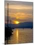 Sunset, Nafplio, Peloponnese, Greece, Europe-null-Mounted Photographic Print
