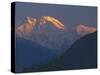 Sunset, Nanga Parbat Mountain, Karakoram (Karakorum) Mountains, Pakistan-S Friberg-Stretched Canvas