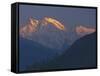 Sunset, Nanga Parbat Mountain, Karakoram (Karakorum) Mountains, Pakistan-S Friberg-Framed Stretched Canvas