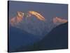 Sunset, Nanga Parbat Mountain, Karakoram (Karakorum) Mountains, Pakistan-S Friberg-Stretched Canvas