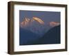 Sunset, Nanga Parbat Mountain, Karakoram (Karakorum) Mountains, Pakistan-S Friberg-Framed Photographic Print