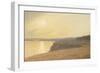 Sunset, Near Bournemouth, 1899 (Oil on Card)-James Hayllar-Framed Giclee Print