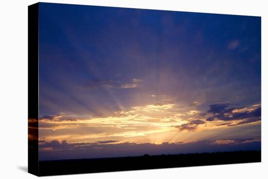 Sunset Near Burley, Idaho, USA-David R. Frazier-Stretched Canvas