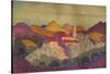 'Sunset near Colliure', c20th century-Derwent Lees-Stretched Canvas