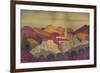 'Sunset near Colliure', c20th century-Derwent Lees-Framed Giclee Print