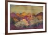 'Sunset near Colliure', c20th century-Derwent Lees-Framed Giclee Print