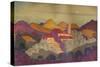 'Sunset near Colliure', c20th century-Derwent Lees-Stretched Canvas