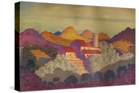 'Sunset near Colliure', c20th century-Derwent Lees-Stretched Canvas