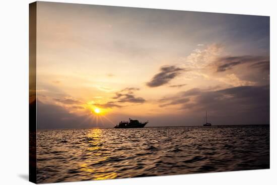 Sunset Near Phi Phi Islands In Thailand-Lindsay Daniels-Stretched Canvas