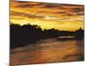 Sunset near Rexburg, Snake River, Idaho, USA-Charles Gurche-Mounted Photographic Print