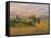 Sunset Near San Quirico D'Orcia, Val D'Orcia, Siena Province, Tuscany, Italy, Europe-Sergio Pitamitz-Framed Stretched Canvas