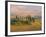 Sunset Near San Quirico D'Orcia, Val D'Orcia, Siena Province, Tuscany, Italy, Europe-Sergio Pitamitz-Framed Photographic Print