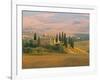 Sunset Near San Quirico D'Orcia, Val D'Orcia, Siena Province, Tuscany, Italy, Europe-Sergio Pitamitz-Framed Photographic Print