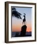 Sunset Near the Deer Monument at the Olas Altas, Mazatlan, Mexico-Charles Sleicher-Framed Photographic Print