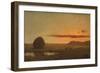 Sunset, Newburyport Meadows, 1863-Martin Johnson Heade-Framed Premium Giclee Print