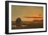 Sunset, Newburyport Meadows, 1863-Martin Johnson Heade-Framed Premium Giclee Print