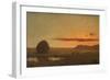 Sunset, Newburyport Meadows, 1863-Martin Johnson Heade-Framed Premium Giclee Print