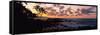 Sunset North Shore, Oahu, Hawaii-null-Framed Stretched Canvas