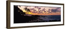 Sunset North Shore, Oahu, Hawaii-null-Framed Photographic Print