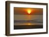 Sunset, ocean, Heceta Beach, Oregon Coast, Oregon, USA.-Michel Hersen-Framed Photographic Print